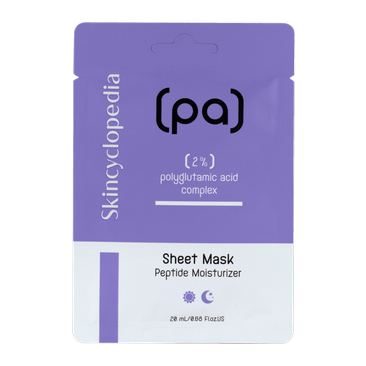 מסכת פנים לחותית - Skincyclopedia Moisturizing Facial Sheet Mask with 2% Polyglutamic Acid מסכת פנים לחותית - Skincyclopedia Moisturizing Facial Sheet Mask with 2% Polyglutamic Acid