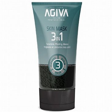 מסכה לפנים 150 מ"ל - Agiva Skin Mask 3In1 מסכה לפנים 150 מ"ל - Agiva Skin Mask 3In1