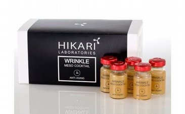 מזו-קוקטייל להחלקת קמטים היקארי 5 יח' 8 מ"ל - HIKARI Wrinkle Meso-Coctail מזו-קוקטייל להחלקת קמטים היקארי 5 יח' 8 מ"ל - HIKARI Wrinkle Meso-Coctail
