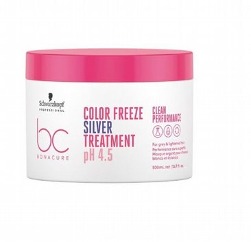 מסיכה סילבר לשיער צבוע 500 מ"ל - Schwarzkopf BC Color Freeze Silver Treatment PH 4.5 מסיכה סילבר לשיער צבוע 500 מ"ל - Schwarzkopf BC Color Freeze Silver Treatment PH 4.5