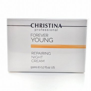 קרם לילה מתקן 50 מ"ל CHRISTINA Forever Young Repairing Night Cream קרם לילה מתקן 50 מ"ל CHRISTINA Forever Young Repairing Night Cream