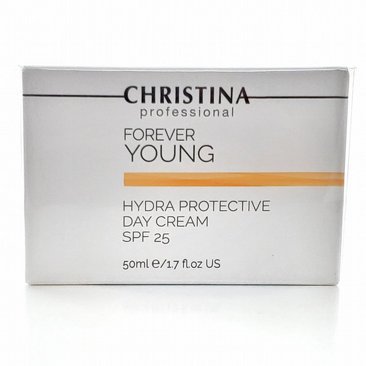 קרם יום 50 מ"ל CHRISTINA Forever Young Hydra Protective Day Cream SPF25 קרם יום 50 מ"ל CHRISTINA Forever Young Hydra Protective Day Cream SPF25