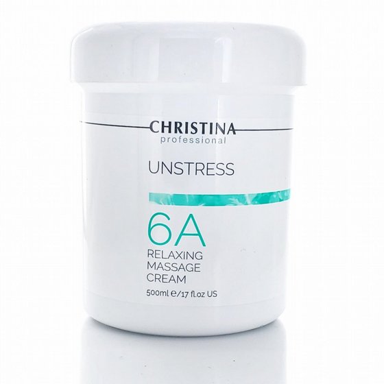 UNSTRESS Relaxing Massage Cream Step 6A - 500 ml Christina