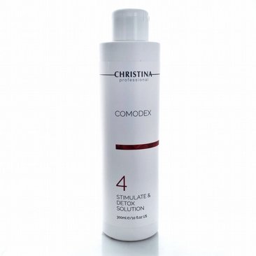 נוזל טיפולי 300 מ"ל Christina COMODEX Stimulate & Detox Solution Step 4 נוזל טיפולי 300 מ"ל Christina COMODEX Stimulate & Detox Solution Step 4
