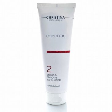 פילינג גרגרים 250 מ"ל Christina COMODEX Scrub & Smooth Exfoliator Step 2 פילינג גרגרים 250 מ"ל Christina COMODEX Scrub & Smooth Exfoliator Step 2