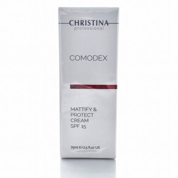 קרם יום מט 75 מ"ל Christina COMODEX Mattify & Protect Cream SPF15 קרם יום מט 75 מ"ל Christina COMODEX Mattify & Protect Cream SPF15