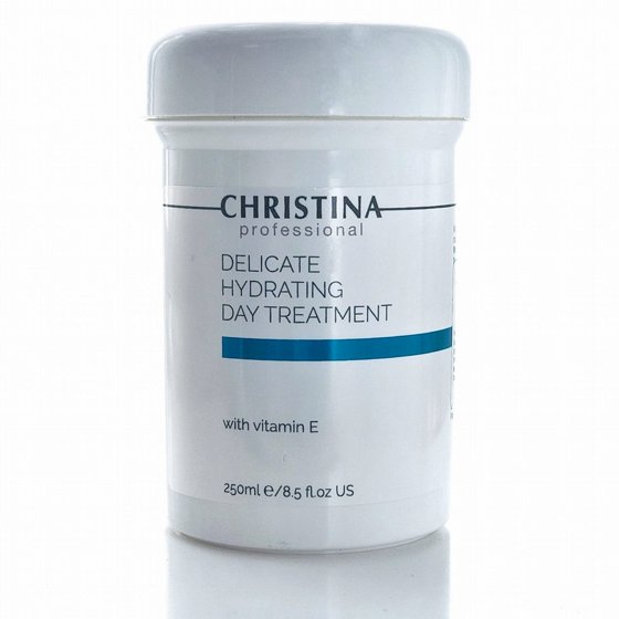 Delicate Hydrating Day Treatment + Vitamin E 250 ml - Christina