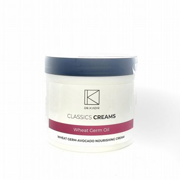 קרם מזין נבט חיטה-אבוקדו 250 מ"ל Dr. Kadir Wheat Germ-Avocado Nourishing Cream קרם מזין נבט חיטה-אבוקדו 250 מ"ל Dr. Kadir Wheat Germ-Avocado Nourishing Cream